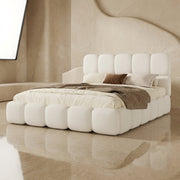 De Bouclé Suite — wit design opbergbed met hydraulisch liftsysteem - Luxe Hotel Chique Opbergbed - LivaCasa